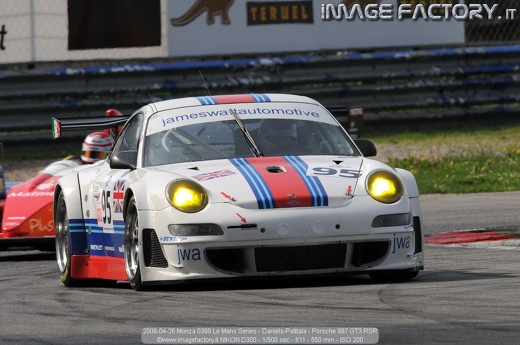 2008-04-26 Monza 0389 Le Mans Series - Daniels-Palttala - Porsche 997 GT3 RSR